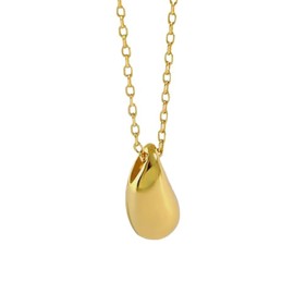 Gulamu Jewelry Women's Simple Drop Necklace, Hypoallergenic, 925 Silver, Platinum, Gold, Present, Popular, Sterling Silver