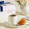 Sweese 10 Oz Stackable White Coffee Mug, Porcelain Coffee Mugs