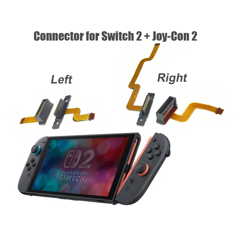 ElecGear Side Connector Replacement Switch 2 and Joy-Con 2, Female