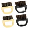 Angoily 4pcs Men Beard Brush Ergonomic Hair Styling Cleaning Brush