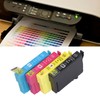 4PCS Printer Ink Cartridge Colorfast Clear Printing Large Capacity Ink