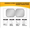 Magnelex Windshield Sun Shade - Reflective Fabric Blocks Sun and