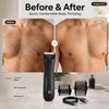 Waterproof Body Hair Trimmer for Full-Body Grooming – Ceramic Blade