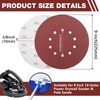 50 Pack 9-Inch 10-Hole Hook-and-Loop Sanding Disc, 60 Grit Aluminum