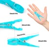 24Pcs Plastic Clothespins, Heavy Duty Laundry Clothespins, Mini Clothespins,Air-Drying Clothing