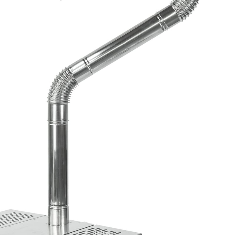 Eagles Stove Pipe Elbow, (2Pack,45 Degree) Furnace Elbow,Chimney Stainless Steel