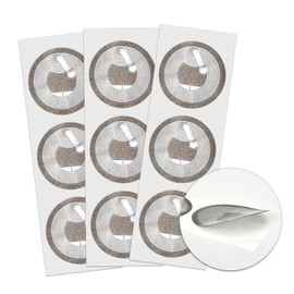 LeadSeals 30PCS Ntag213 NFC Tag Anti Metal NFC Tags Sticker Work on Metal NFC Stickers Adhesive Labels RFID Tags Rewritable 144 Bytes Memory Compatible with All NFC-Enabled Smartphones and Devices