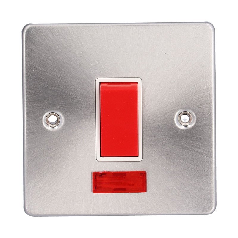 Wall Plate Switch Double Inlet Outlet 45A Air Conditioning Panel