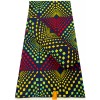 Unbranded Polyester High End Design Ankara Prints -Red, Yellow, Dark-Blue,