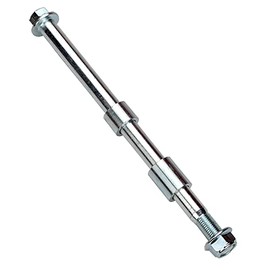 YLQYYH Rear Wheel Axle With Spacers 12-15mm 240mmFor 125cc 140cc 160cc Pit Dirt Bike motorcycle (15MM)