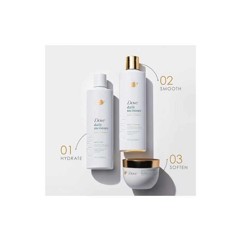 Dove Nutritive Solutions Conditioner, Daily Moisture 12 oz, 4 ct