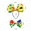 WUFGWBD 1 Clown Headband And 1 Clown Bow Tie, Cosplay