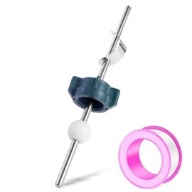 Lavatory Pop Up Center Piece Assembly,Pop Up Drain Repair Kit,Fits Most Popular Brands，Replacement for PS2673,PS469 and PSB327,Replacement Bathroom Sink Pivot Rod,18MM Ball, Chrome（1PC）