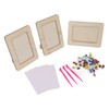 3Set DIY Wooden Picture Frame Making Kit Unfinished Solid Wood