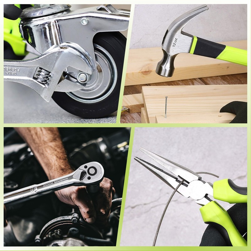 FASTPRO 198-Piece Household Tool Set, Home Repairing Tool Set with