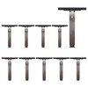 Pack of 10 Flexible Clip Fasteners - Suspension Spring for
