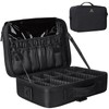 Relavel Travel Makeup Train Case Makeup Cosmetic Case Organizer Portable
