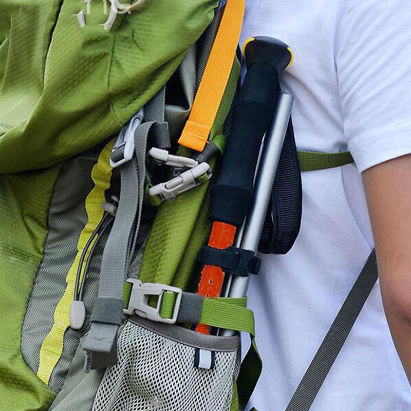 Hiking Stick Aluminum Alloy Portable Lightweight Telescopic Walking Stick for