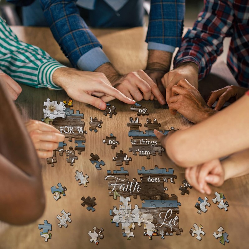 Christian Bible Puzzles for Adults, PICKFORU Jesus Religious Jigsaw Puzzles
