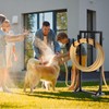 GAVISCITY Heavy-Duty Garden Hose Holder with Stable Base and Tool