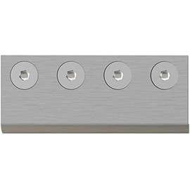 Stone Harbor Hardware Converging Plate for Flat Track Sliding Door Sets, Satin Nickel