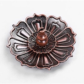 Ansimple Lotus Flower Healing Incense Burner, Incense Stand, Incense Stand, Tea Ceremony, Figurine, Stylish, Mini Size, Separable, Interior