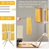 KOLEONHOME Pasta Drying Rack, Large Pasta Rack with 20 Arms,