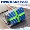 Luggage Straps for Suitcases - TSA Approved - Neon Green,