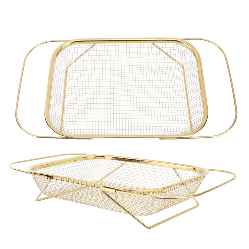 Over The Sink Colander Strainer Basket Stainless Steel For Kitchen