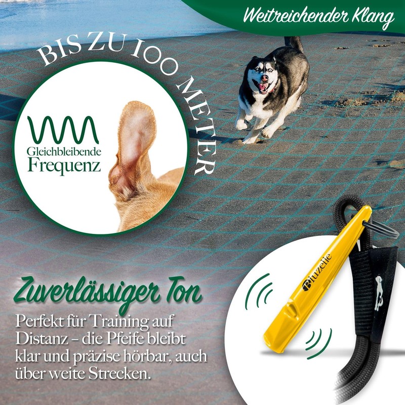 bluzelle Recall 5800 Professional Dog Whistle with Strap for Dog