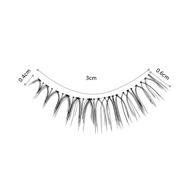 Musegetes Handmade Natural False Eyelashes MEN0003