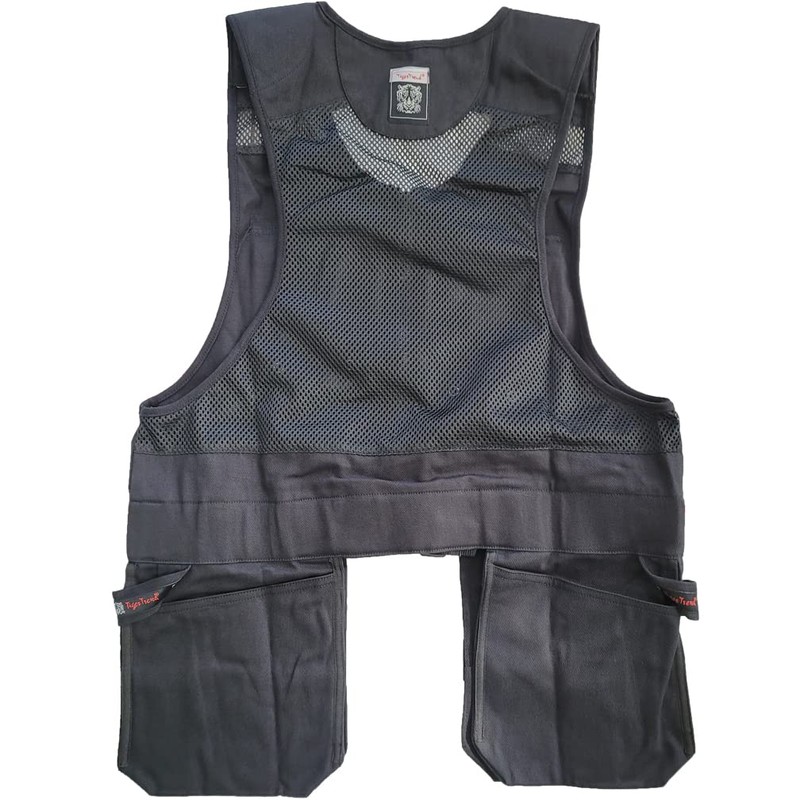 Tiger Trends Men Work Vest Pockets Utility Vest Tool Pockets