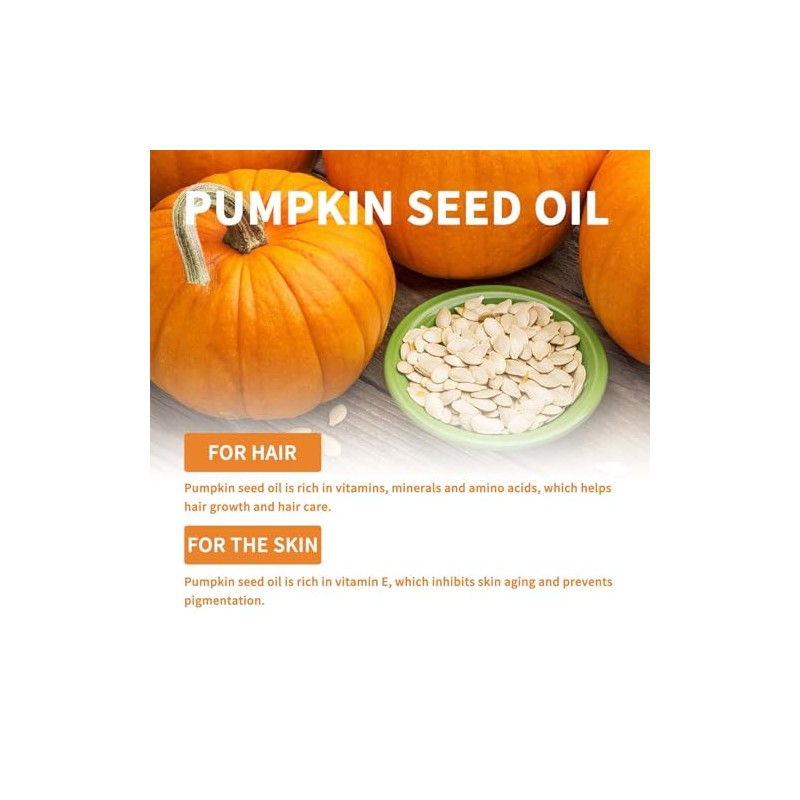 Aceite Capilar de Semillas de Calabaza, Nutre Suavemente, Deja un