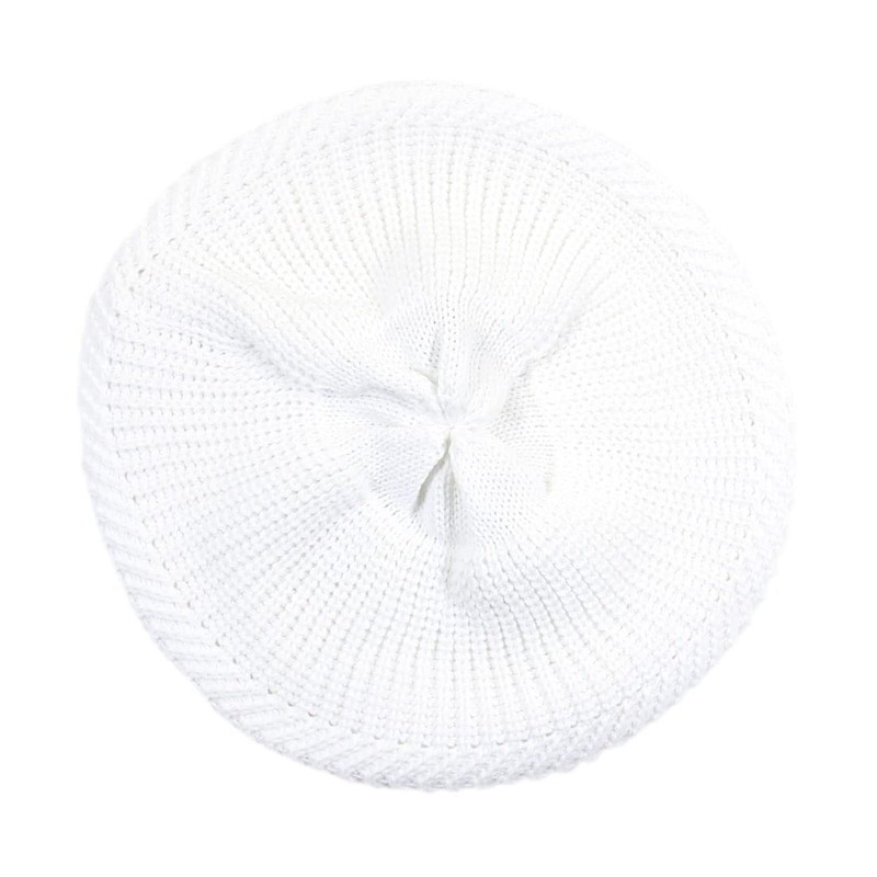 Cotton Classic Rasta Beanie Tam (White)