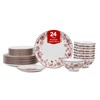 Stone Lain Esme 24-Piece Dinnerware Set Porcelain, Plates and Bowls