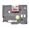 Brother TZe-421 Labelling Tape Cassette, Black on Red, 9 mm