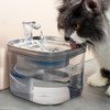 LKUWEE Pet Water Fountain 2L, 304 Stainless Steel Smart Pet