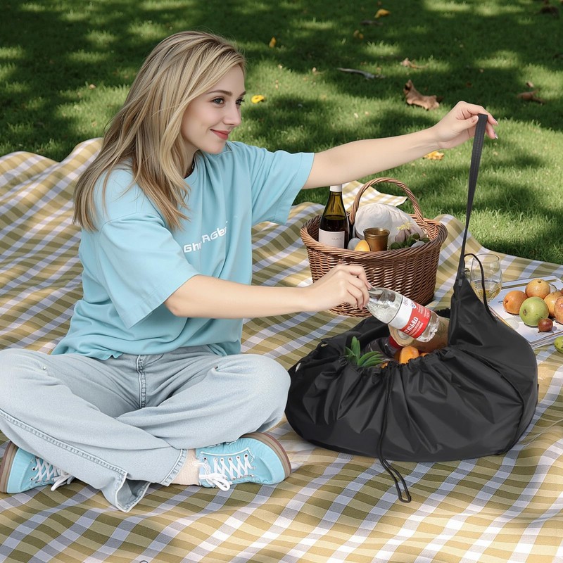 INFANZIA Car Hammock Bag, For Rear Seats, Large Storage Bag,