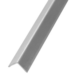 OUZUGIE 8-Pack 57 Inches, WPC Slat Wall Panel Trim,Corner Guard for High Grille (Metallic Silver)