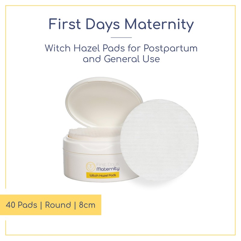 First Days Maternity Postpartum Accessories Witch Hazel Pads - Witch