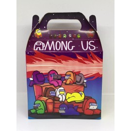 Unbranded 10 ct. Pack - Among Us Candy Boxes / Paquete con 10 Cajas de Among Us