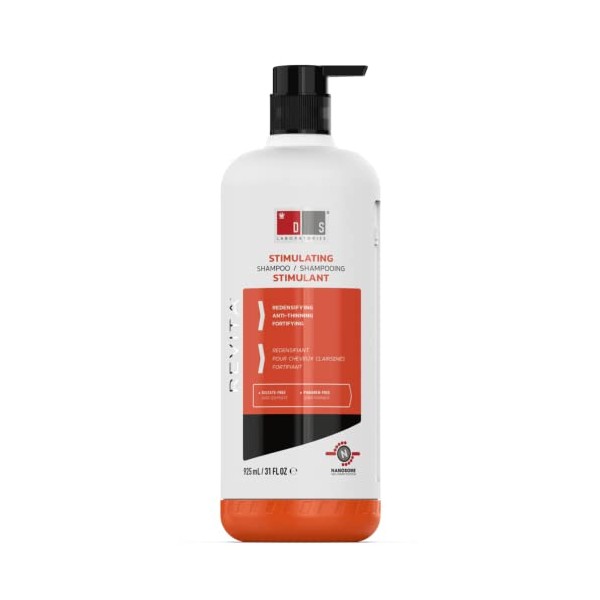 Revita Shampoo For Thinning Hair by DS Laboratories - Volumizing and Thickening Shampoo for Men and Women, Shampoo to Support Hair Growth, Hair Strengthening, Sulfate Free, DHT Blocker (925ml)
