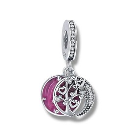 Tree of Life - Family Heart Tree Family Tree - Mother, Father, Sister, Brother, Grandma, Grandpa - Charm Bracelet Pendant Jewellery Accessories 925 Silver Sterling Silver, Sterling Silver, No Gemstone