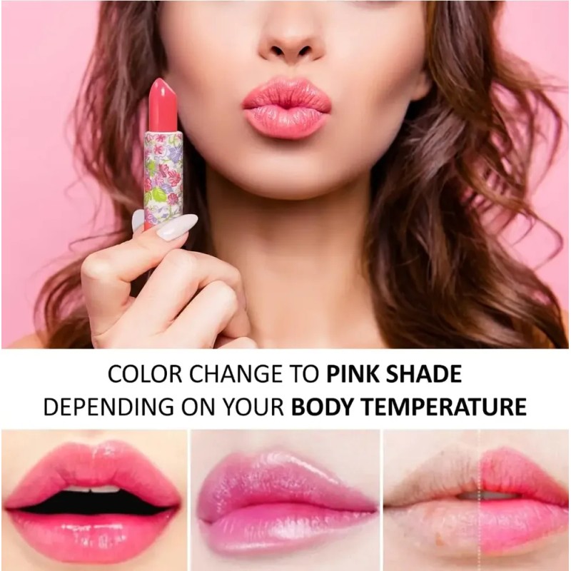 6 Pack Labial Mágico Para Labios Con Aroma Floral