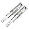 2pcs 5in Mini Short Drawer Slides Furniture Guide Rail Full