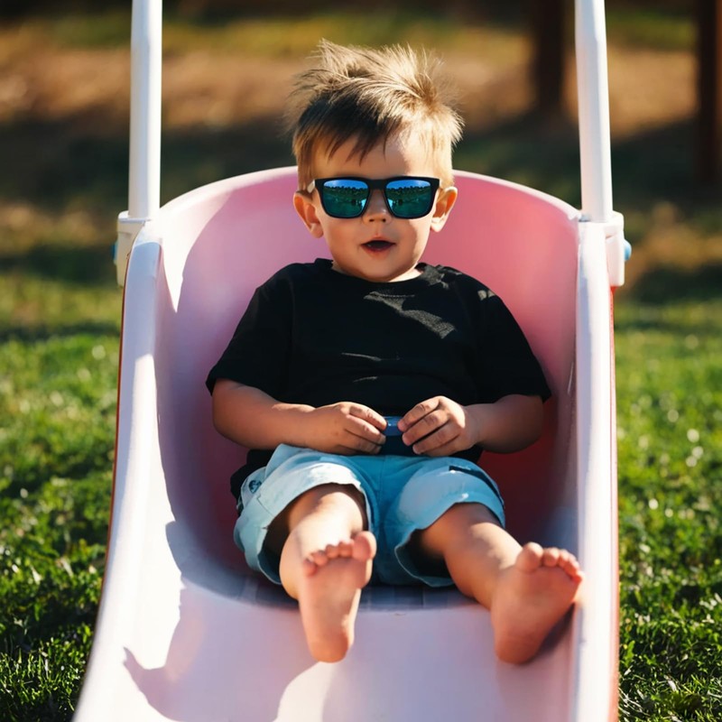 MAXJULI Polarized Kids Sunglasses for girls boys, Flexible TPEE Rubber