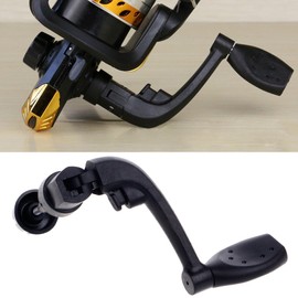 Huihuay Universal Plastic Power Handle Fishing Reels Crank Rock Arm Spinning Wheel Grasp Plastic Folding Handle Fishing Reel Rocker Arm