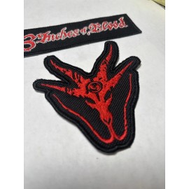Heavy Metal 3 Inches Of Blood Patch Lot Of 2 Iron/Sew On Embroidered Heavy Metal Patches