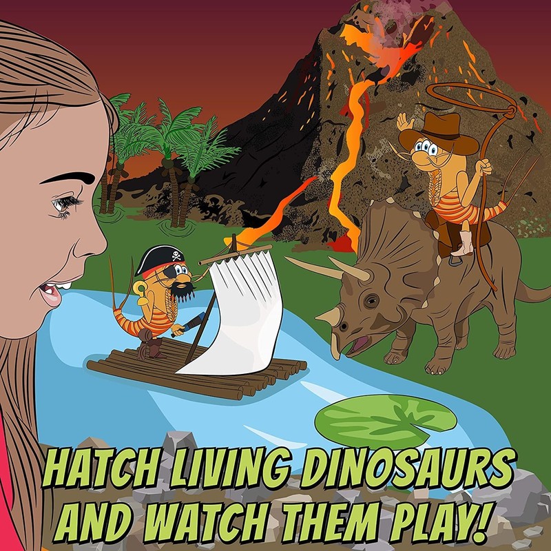 TRIASSIC TRIOPS - Racing Triops Kit, Contains Eggs, Food, Instructions