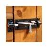 XFORT® 2 Pack Heavy Duty Tower Bolt Black 100mm (4"),